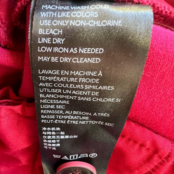 Anthropologie Essential Trouser in Magenta, 8 - Picture 7 of 10